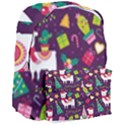 Colorful Funny Christmas Pattern Giant Full Print Backpack View3