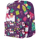Colorful Funny Christmas Pattern Giant Full Print Backpack View4