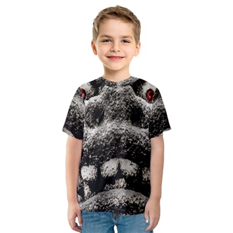 Monster Sculpture Extreme Close Up Illustration 2 Kids  Sport Mesh Tee by dflcprintsclothing