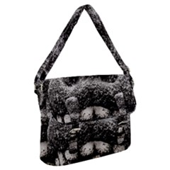 Monster Sculpture Extreme Close Up Illustration 2 Buckle Messenger Bag by dflcprintsclothing