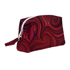 Electric Field Art Lviii Wristlet Pouch Bag (medium) by okhismakingart