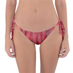 Abstrait Texture Rouge/noir Reversible Bikini Bottom by kcreatif