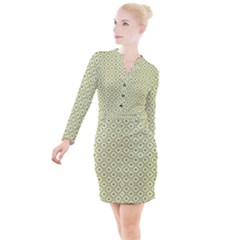 Df Codenoors Ronet Button Long Sleeve Dress by deformigo