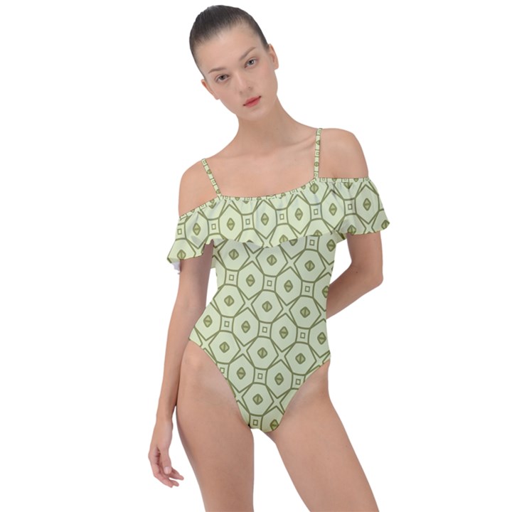 DF Codenoors Ronet Frill Detail One Piece Swimsuit