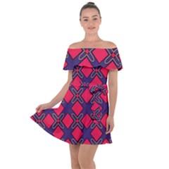 Df Wyonna Wanlay Off Shoulder Velour Dress by deformigo