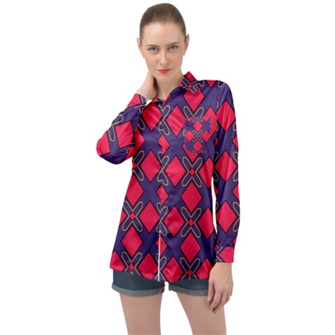 Df Wyonna Wanlay Long Sleeve Satin Shirt by deformigo