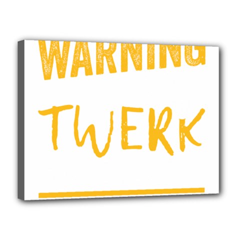 Twerking T-shirt Best Dancer Lovers & Twirken Twerken Gift | Booty Shake Dance Twerken Present | Twerkin Shirt Twerking Tee Canvas 16  X 12  (stretched) by reckmeck