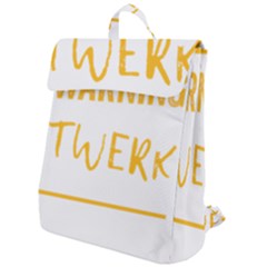 Twerking T-shirt Best Dancer Lovers & Twirken Twerken Gift | Booty Shake Dance Twerken Present | Twerkin Shirt Twerking Tee Flap Top Backpack