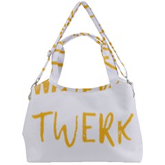 Twerking T-shirt Best Dancer Lovers & Twirken Twerken Gift | Booty Shake Dance Twerken Present | Twerkin Shirt Twerking Tee Double Compartment Shoulder Bag by reckmeck