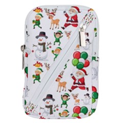 Seamless Pattern Christmas Belt Pouch Bag (large)