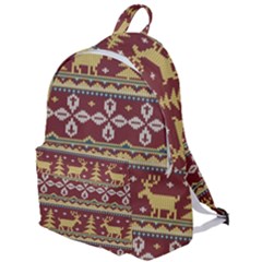 Beautiful Knitted Christmas Pattern Xmas The Plain Backpack by Vaneshart