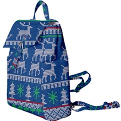 Knitted Christmas Pattern Buckle Everyday Backpack