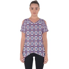 Df Donos Grid Cut Out Side Drop Tee by deformigo