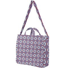 Df Donos Grid Square Shoulder Tote Bag by deformigo