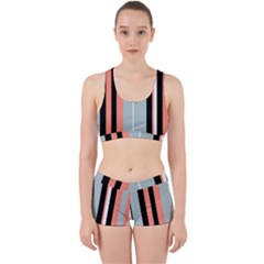 Bandes Orange/Bleu/Noir Work It Out Gym Set