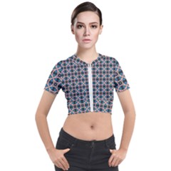 Df Alhambrine Cetta Short Sleeve Cropped Jacket by deformigo