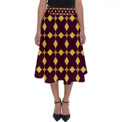 Df Riona Eclance Perfect Length Midi Skirt by deformigo