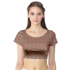 Df Sapient Legacy Short Sleeve Crop Top by deformigo