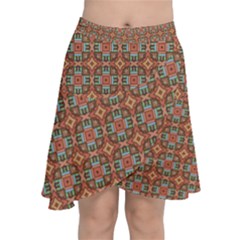 Df Sapient Legacy Chiffon Wrap Front Skirt by deformigo