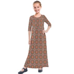 Df Sapient Legacy Kids  Quarter Sleeve Maxi Dress by deformigo