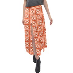 Df Union Valenti Velour Split Maxi Skirt by deformigo