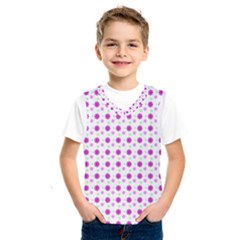 Background Flowers Multicolor Purple Kids  Sportswear by HermanTelo