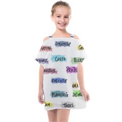 Strategy Communication Kids  One Piece Chiffon Dress