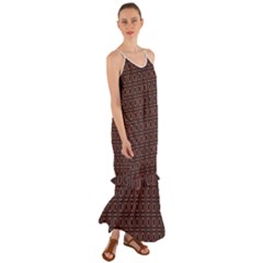 Df Taurus Chocorree Cami Maxi Ruffle Chiffon Dress by deformigo