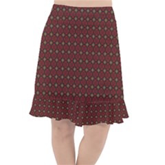 DF Victoria Cadenti Fishtail Chiffon Skirt