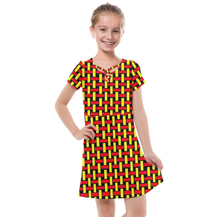 Rby 118 Kids  Cross Web Dress