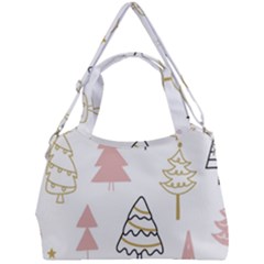 Christmas Pattern Double Compartment Shoulder Bag by Vaneshart