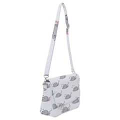 Mouse Seamless Pattern Shoulder Bag With Back Zipper by Vaneshart