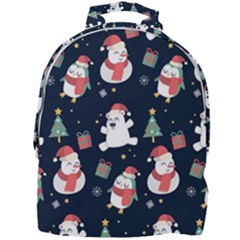 Colourful Funny Christmas Pattern Mini Full Print Backpack by Vaneshart