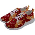 Colorful Funny Christmas Pattern Dog Puppy Mens Athletic Shoes View2