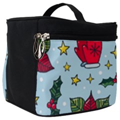 Colorful Funny Christmas Pattern Make Up Travel Bag (big) by Vaneshart