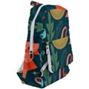 Colorful Vintage Christmas Pattern Travelers  Backpack View2