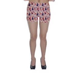 Funny Christmas Pattern Skinny Shorts