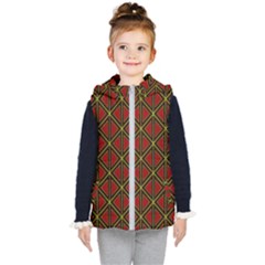 Rby-b-7-8 Kids  Hooded Puffer Vest by ArtworkByPatrick