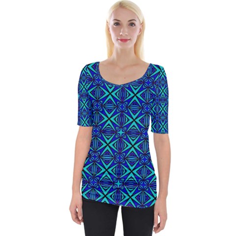 Abstract-q-8 Wide Neckline Tee by ArtworkByPatrick