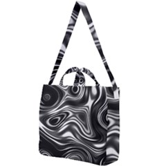 Wave Abstract Lines Square Shoulder Tote Bag