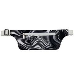 Wave Abstract Lines Active Waist Bag by HermanTelo