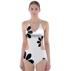 Land Of Flowers Cut-out One Piece Swimsuit