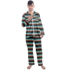 Stripey 1 Men s Satin Pajamas Long Pants Set by anthromahe