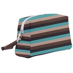 Stripey 1 Wristlet Pouch Bag (large) by anthromahe