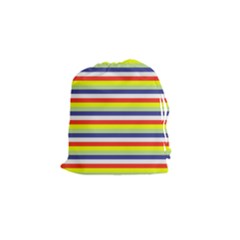 Stripey 2 Drawstring Pouch (small)