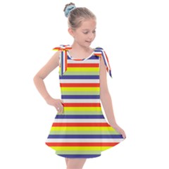 Stripey 2 Kids  Tie Up Tunic Dress by anthromahe