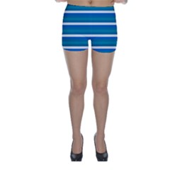 Stripey 3 Skinny Shorts by anthromahe