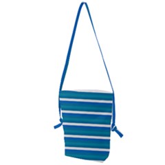 Stripey 3 Folding Shoulder Bag