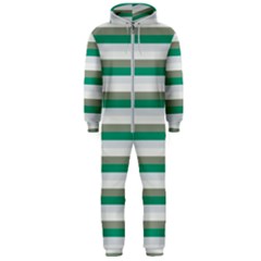 Stripey 4 Hooded Jumpsuit (men)  by anthromahe
