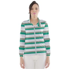 Stripey 4 Women s Windbreaker by anthromahe